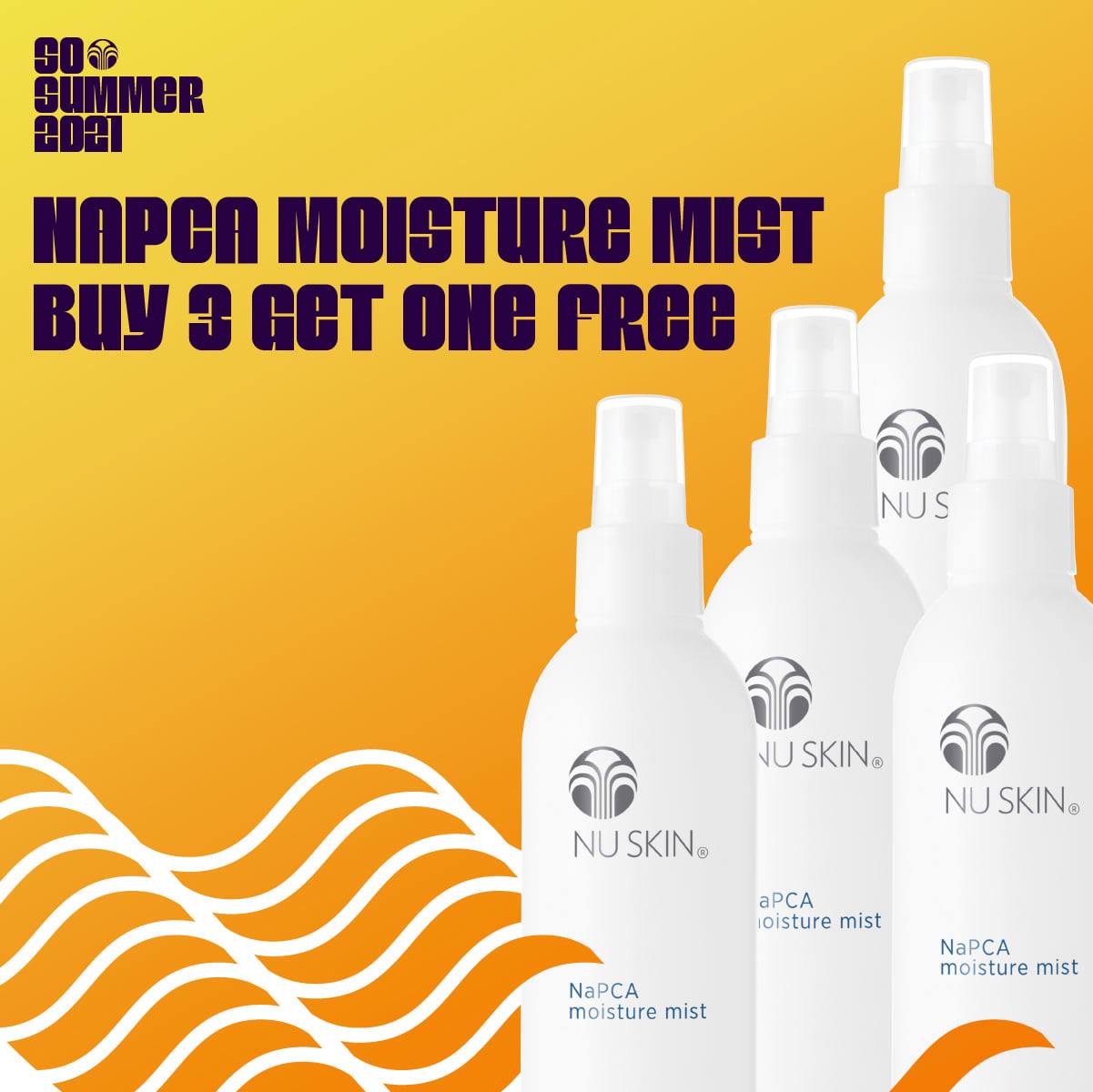 NaPCA Mist Buy 3 Free 1 So Summer Sale