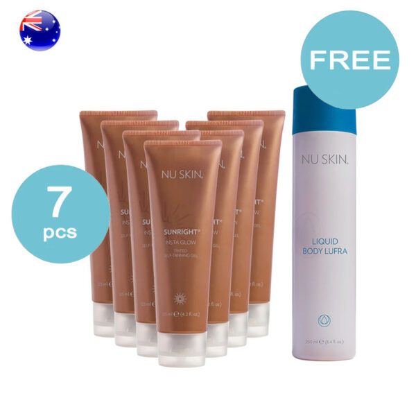 7 Insta Glow Free 1 Body Lufra Nu Skin Australia